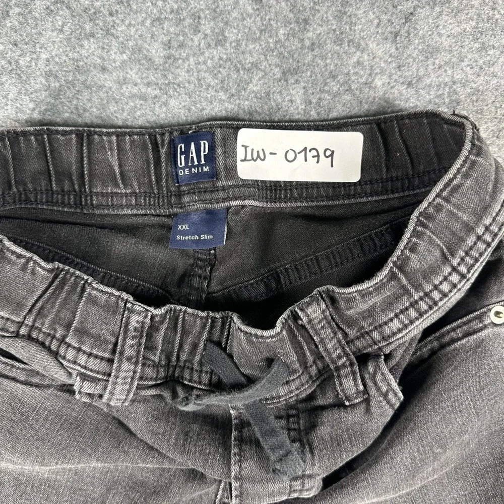 Gap Stretch Slim Jeans XXL Grey Boys Elastic Waist Denim